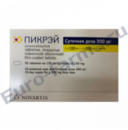 Пикрэй таблетки 150мг+150мг №56 Швейцария Новартис Фарма Штейн/ Лек Пикрэй таблетки 150мг+150мг №56 Швейцария Новартис Фарма Штейн/ Лек
